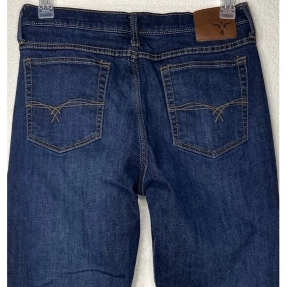 Wrangler 20X Jeans 32x35 Dark Wash Mid-rise - Picture 7 of 10